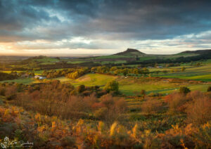 Roseberry Topping Autumn Sunset