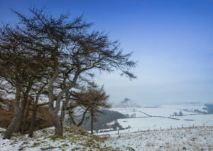 Roseberry Topping From Cliff Ridge Twilight