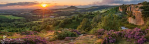 Roseberry Topping From Gribdale Slim Panoramic