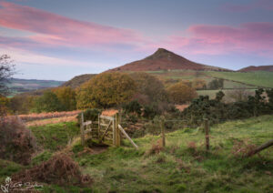 Roseberry Topping Through The Window