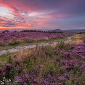 Roseberry Topping To Captain Cook's Monument Photo Slate