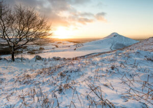 Roseberry Topping Winter Sunset