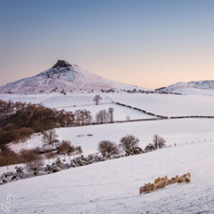 Roseberry On A Winters Morning Photo Slate