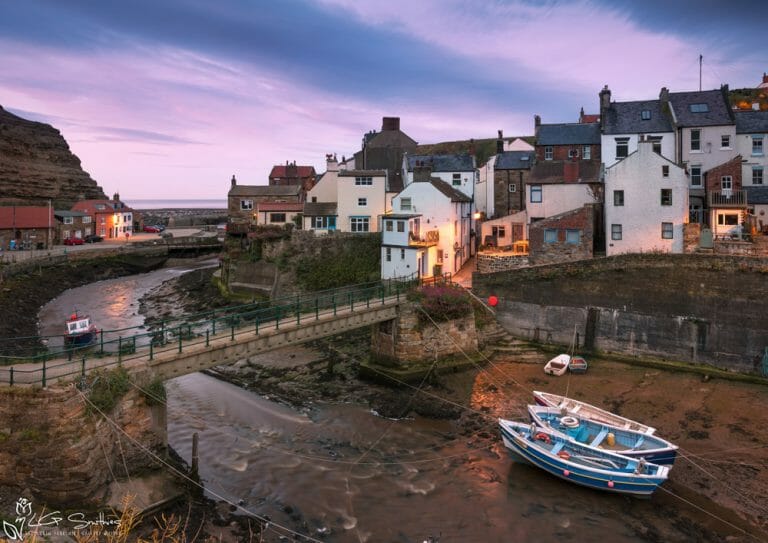 Roxby Beck Into Staithes Harbour
