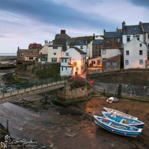 Roxby Beck Into Staithes Harbour Photo Slate