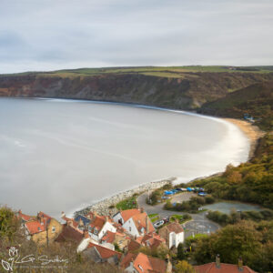 Runswick Bay Autumn Afternoon Photo Slate