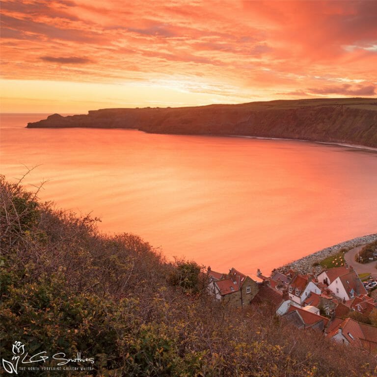 Runswick Bay North Yorkshire Photo Slate