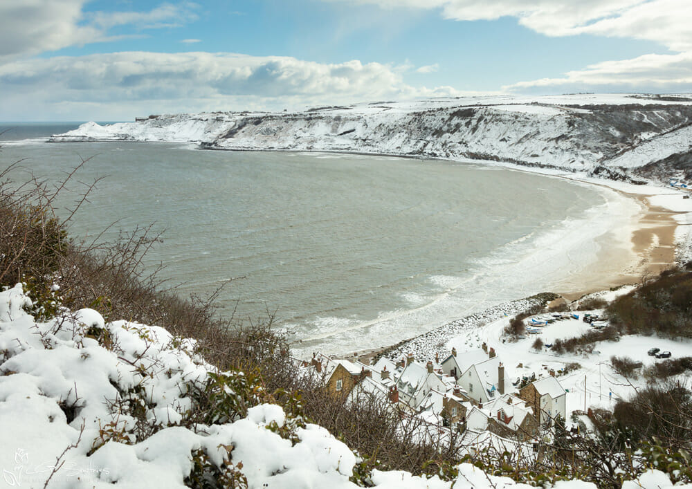 Runswick Bay To Kettleness Covered In Snow