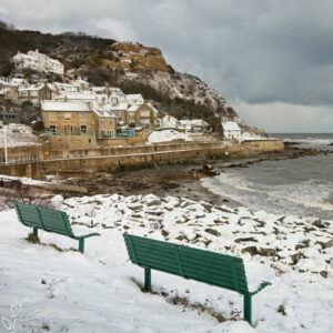 Runswick In The Snow Mini Foam Board Print