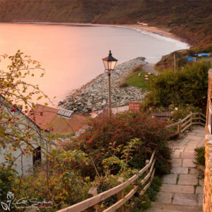 Runswick Bay and The Beach Photo Slate