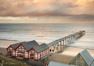 Saltburn Beach November Evening