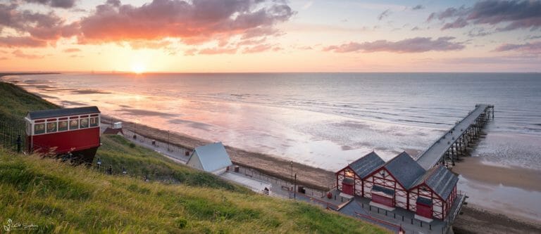 Saltburn Beach Panoramic