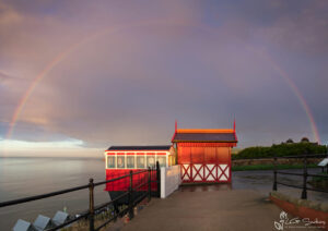 Saltburn Cliff Lift Rainbow