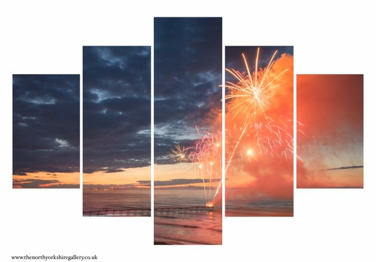 Saltburn Firework 5PCS Wall Art