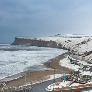 Saltburn In The Snow Photo Slate