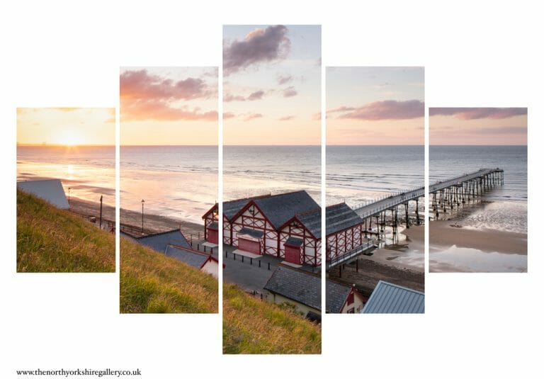 Saltburn North Yorkshire 5PCS Wall Art