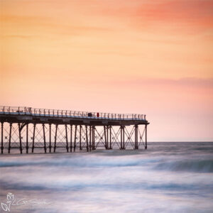 Saltburn Pier From The Beach 2019 Photo Slate