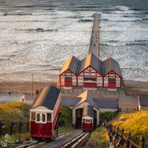 Saltburn Pier On A Bright And Breezy Evening Photo Slate