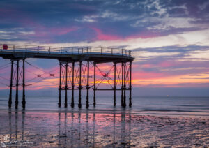 Saltburn Pier Silhouette
