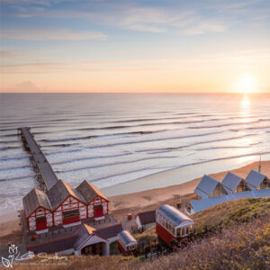 Saltburn Sunrise Photo Slate