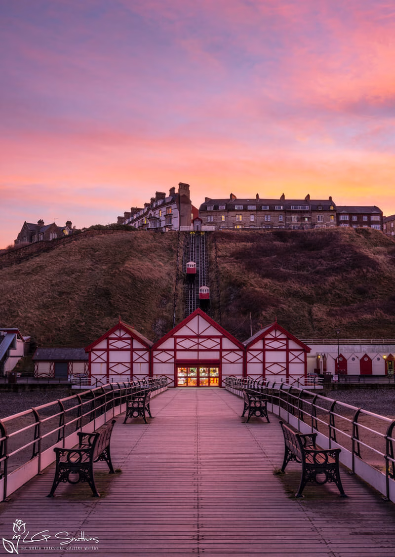 Saltburn Pier Winter Sunset Saltburn Pier Winter Sunset