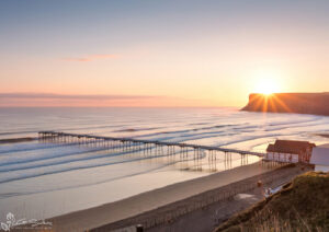 Saltburn Sunrise Over Huntcliff