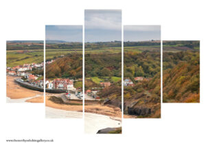 Sandsend Autumn Colours 5PCS Wall Art