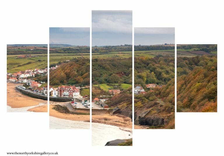 Sandsend Autumn Colours 5PCS Wall Art