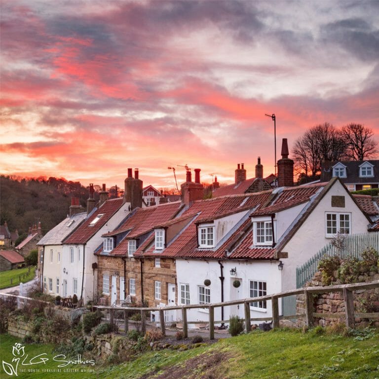 Sandsend Village Photo Slate