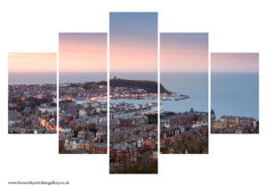 Scarborough South Bay From Olivers Mount 5PCS Wall Art