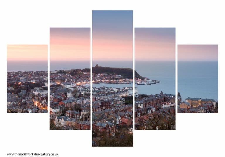 Scarborough South Bay From Olivers Mount 5PCS Wall Art