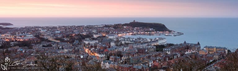 Scarborough From Olivers Mount Slim Panoramic