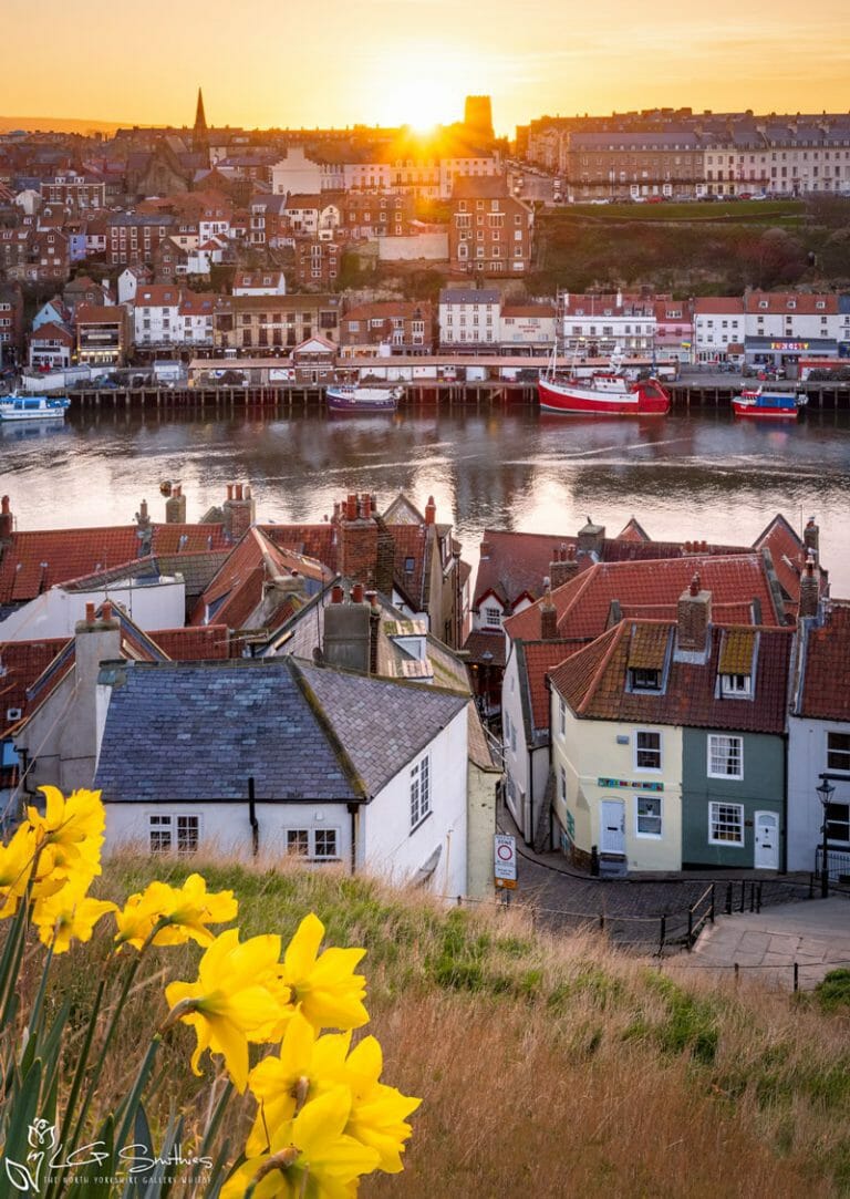 Spring Sunset Over The 199 Steps