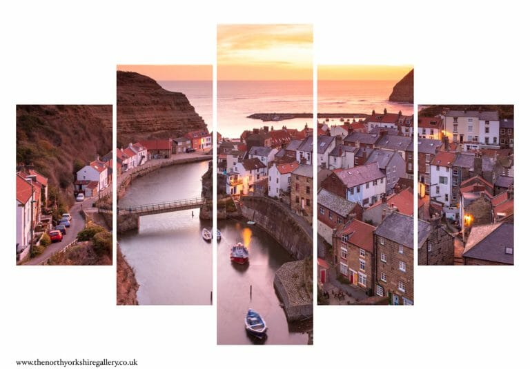 Staithes 2019 5PCS Wall Art