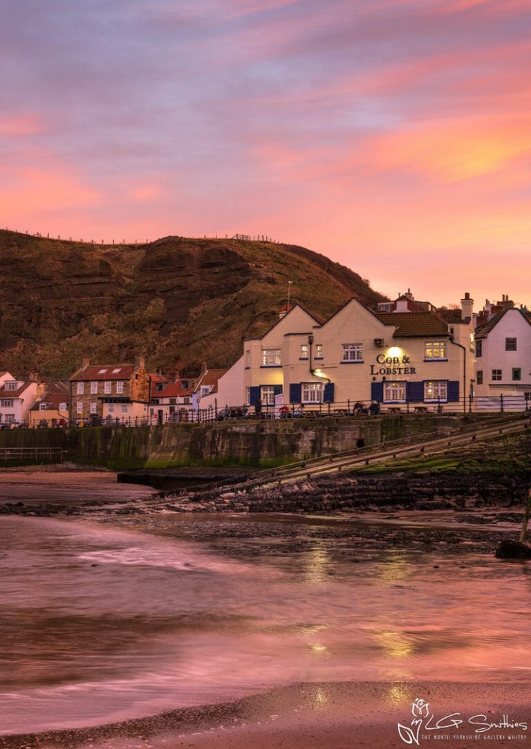 Afternoon Outside The Cod and Lobster Staithes