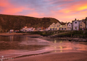 Staithes Afternoon Outside The Cod & Lobster