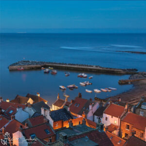 Staithes Boats In The Harbour Photo Slate