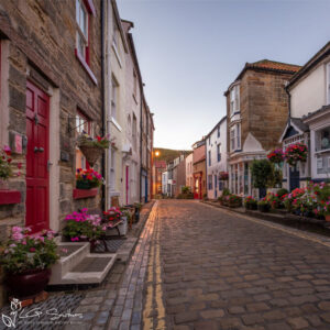 Staithes Cobbled Streets Photo Slate