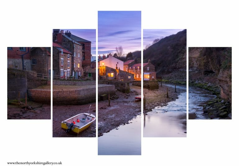 Staithes Dale House Beck 5PCS Wall Art