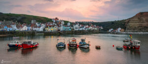 Staithes Fishing Fleet Panoramic