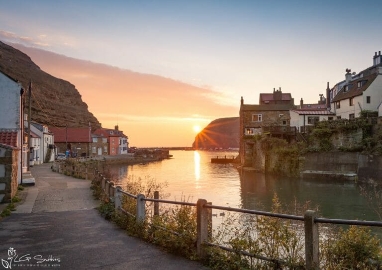 Staithes Harbour Sunrise