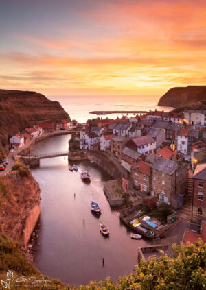 Staithes Late Summers Morning