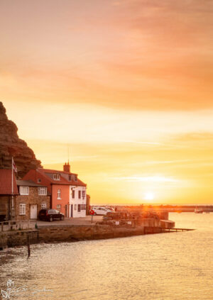 Staithes Lifeboat Shed At Sunrise