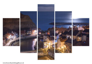 Staithes Moonlight 5PCS Wall Art