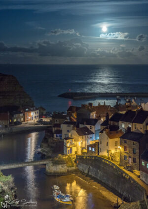 Staithes Moonrise