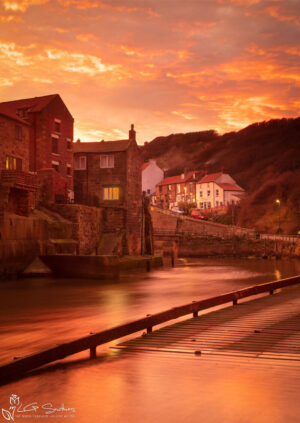 Staithes Slipway at Dusk
