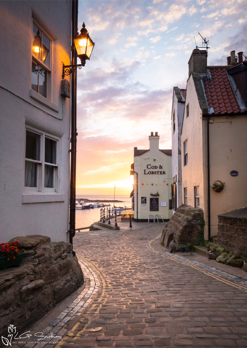 Staithes Sunrise By The Cod And Lobster Staithes Sunrise By The Cod And Lobster