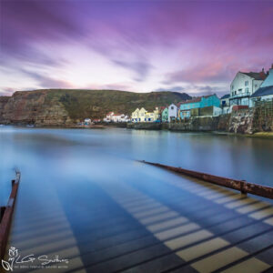 Staithes The Life Boat Slipway Photo Slate
