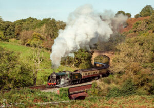 Steam Train On The North York Moors Railway