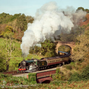 Steam Train On The North York Moors Railway Photo Slate